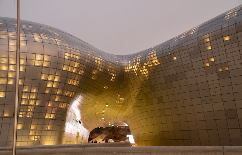 DDP, the largest 3D amorphous structure in the world